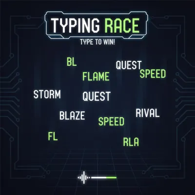 Play Typing Race - Free Online Action Game